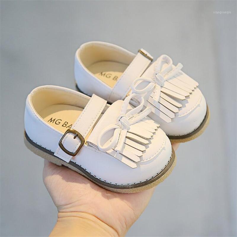 

girl lovely leather shoes Girls fashion Korean style tassel casual shoes Children's soft-soled comfortable flat EUR 21-301