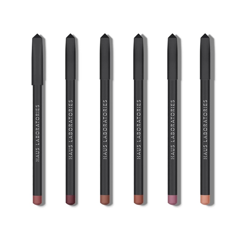 

Haus lip pencil black bar multifunctional lipstick pen 6 color matte velvet waterproof long lasting lip pencil, Customize