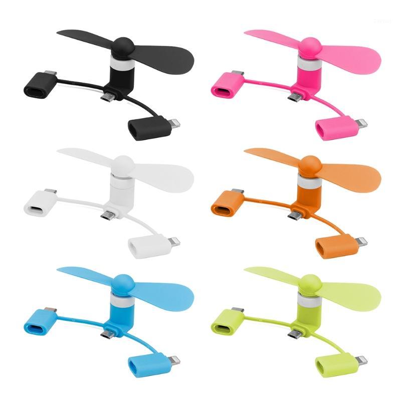 

3-in-1 Mini Mobile Phone Fan Portable Cellphone Fan Noiseless Creative USB F42B1
