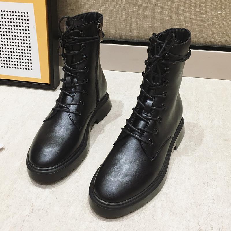 

Women boots short velvet winter high quality new short boots dropship black motorcycle plus size warm boot1