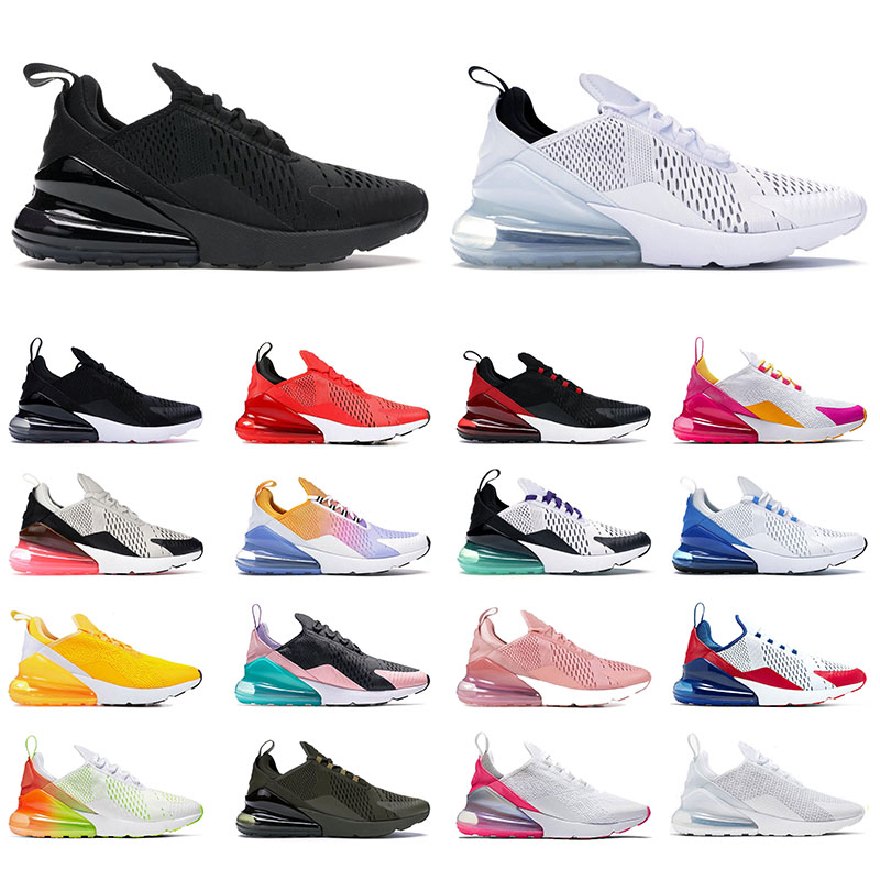 

27c Sport Running Shoes Triple Black All White Women Mens Top Quality Summer Gradient Photo Blue Hot Punch 270s Trainers Sneakers SIZE 36-45