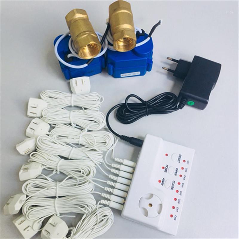 

HIDAKA WLD-806(DN20*2pcs)US EU Adaptor Wire House Alarm Water Leak Detector with 6m Sensor and Alarm Control Unit BSP NPT thread1