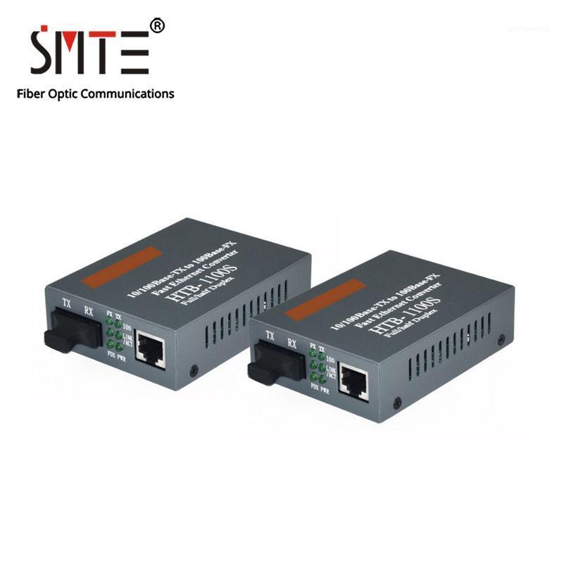 

Optical Media Converter HTB-1100S 25km 10/100Mbps RJ45 Single Mode Duplex Fiber TX RX SC 1550nm1