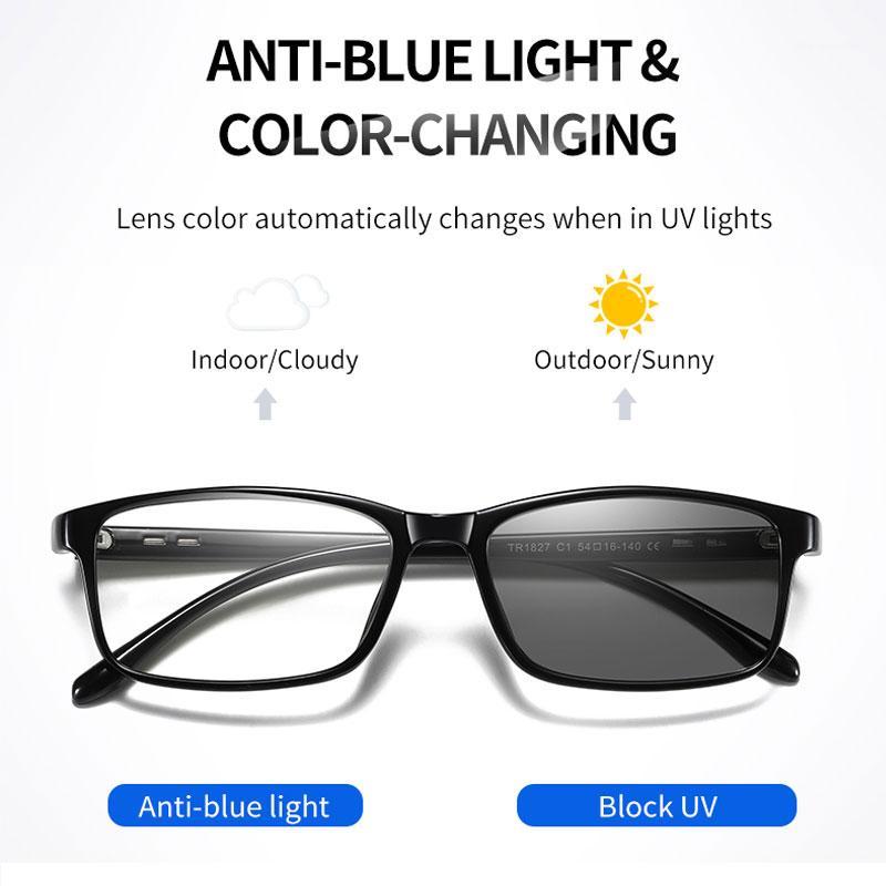 

2020 Men Blue Light Blocking Glasses Women TR Photochromic Sunglasses Outdoor Eyewear Computer Glasses Anti Blue Ray Lenses1