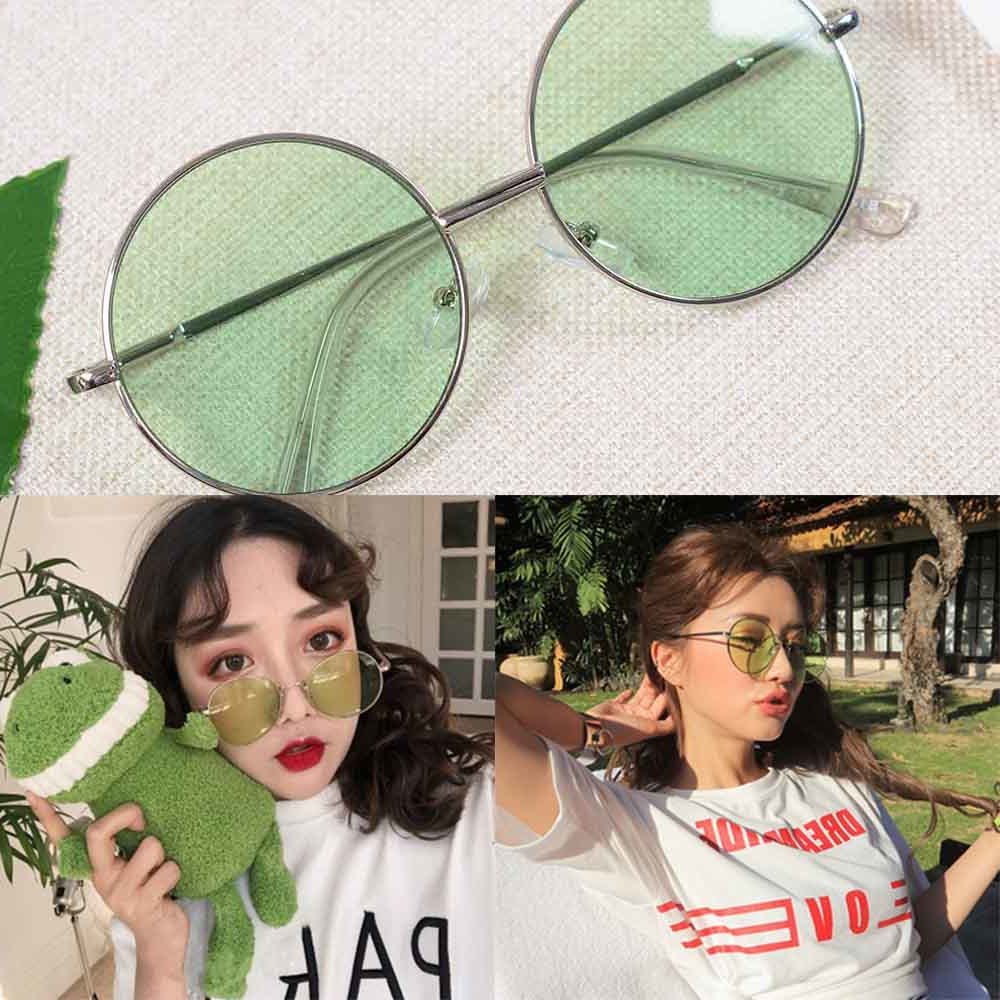 

Children ssic Vintage Colorful Sunglasses Girls Boy Mirror Glasses Metal Frame Kids Cute Outdoor Travel Eyeglasses UV40