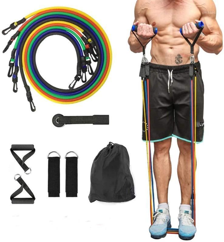 

11pcs/set Pull Rope Fitness Exercises Resistance Bands Latex Tubes Pedal Excerci Fitness Equipments Resistance Bands Yoga Hot1