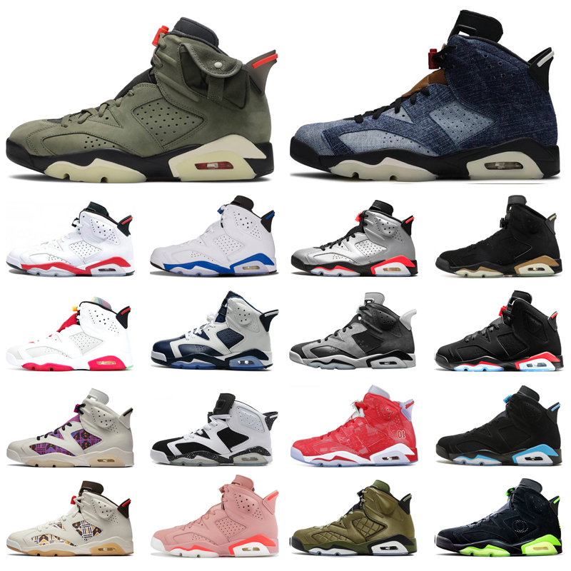 

hare washed denim 6 6s basketball shoes smoke grey sport blue slam white infared infrared reflective sports sneaker trainers eur 4047, #26 item 1