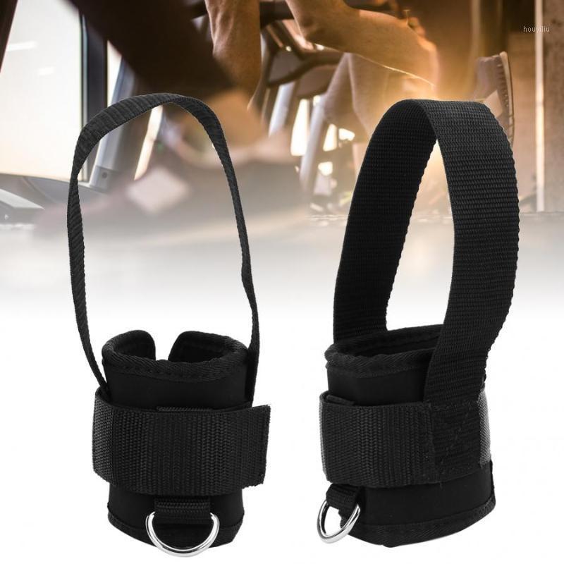 

Ankle Strap 1 Pair 1D Ankle Cuffs Straps Fitness Legs Buckle Rope Gym Strength Training Accessories Sports Safety Accessories1, Black
