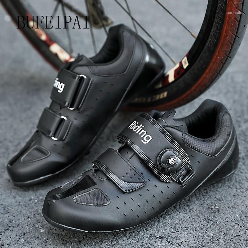 

Black and white bicycle shoes self-locking ultralight road bicycle shoes outdoor waterproof racing sports men 20201, See chart