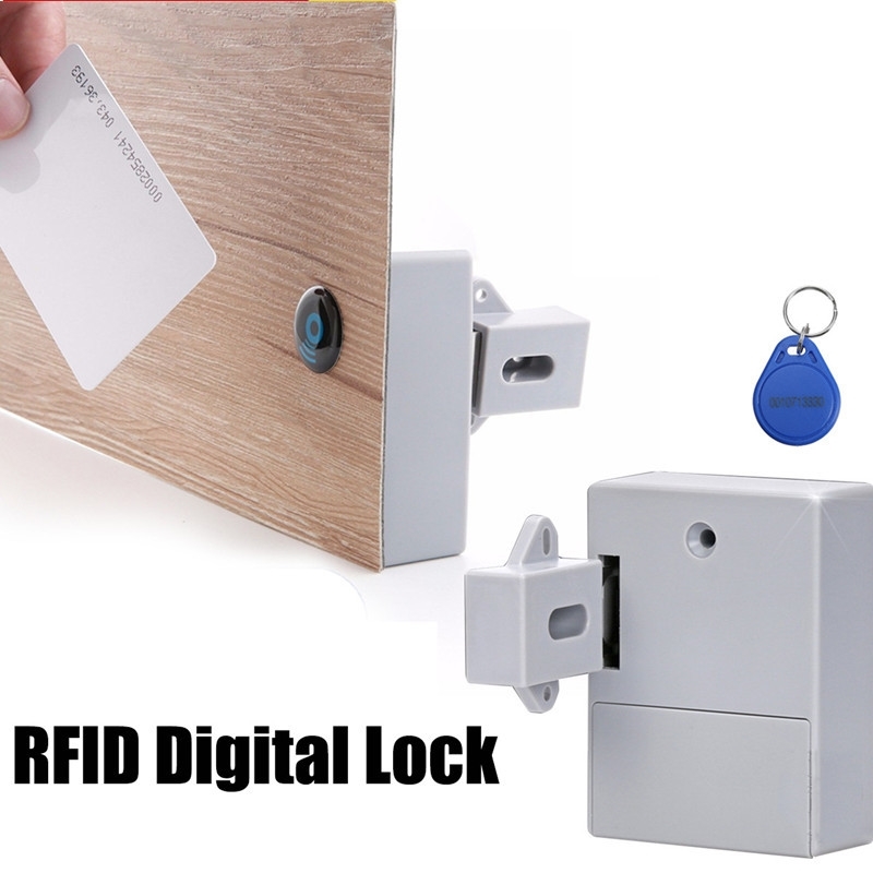 

Electronic Lock Drawer Door Invisible Hidden Free Opening Intelligent Sensor Cabinet Lock Locker Wardrobe Lock Security Keyless 201013