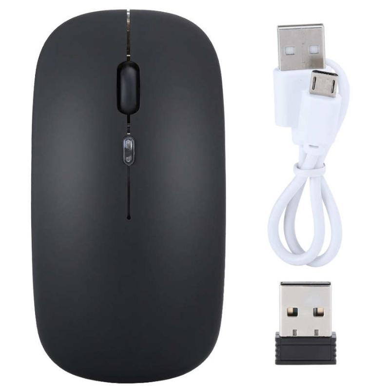

Wireless Mouse 2.4G Rechargeable USB Wireless Gaming Mouse 1600 DPI with LED Colorful Light for Home Office Use