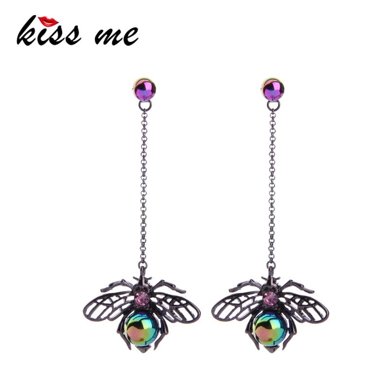 

kissme Punk Style Acrylic Spider Insect Long Earrings Women Vintage Drop Earrings 2020 New Fashion Jewelry Accessories