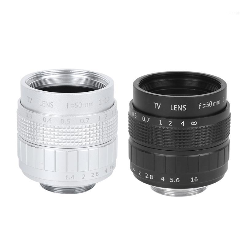 

Optical Glass 50mm F1.4 C Mount MC Multilayer Film Coating Manual Aperture Photography CCTV Camera Lens for Olympus M4/31