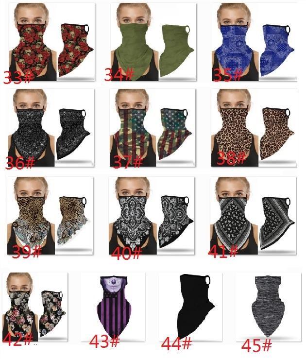 American US Flag Face Bandana Neck Gaiter Sun UV Dust Protection Reusable Half Scarf Motorcycle Face Mask For Men Women Party Mask HH9-3141