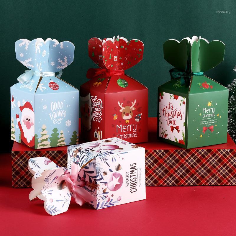 

Christmas Gift Box Paper Candy Boxes For Packaging Vase Shape Chocolate Gifts Bags For Present Bag Guests Merry Christmas Party1