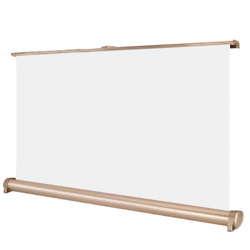 

20 Inch Micro Projector Screen Foldable 16:9 Projection Screen Cloth for Home Outdoor Travel FKU661