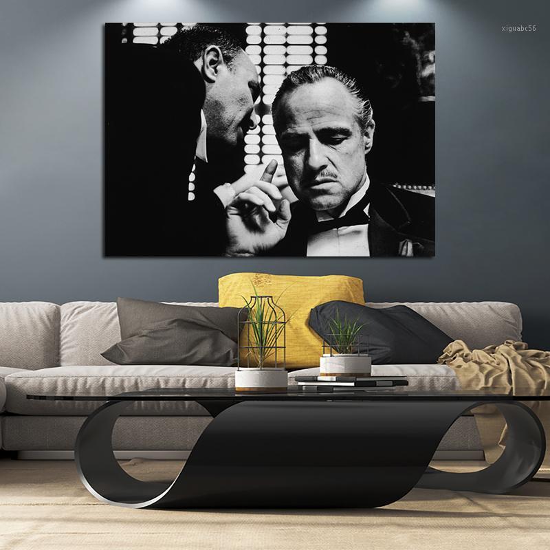 

OUCAG Great Movie The Godfather Posters And Prints Classic Figure Wall Art Canvas Painting Pictures for Home Decoration No Frame1