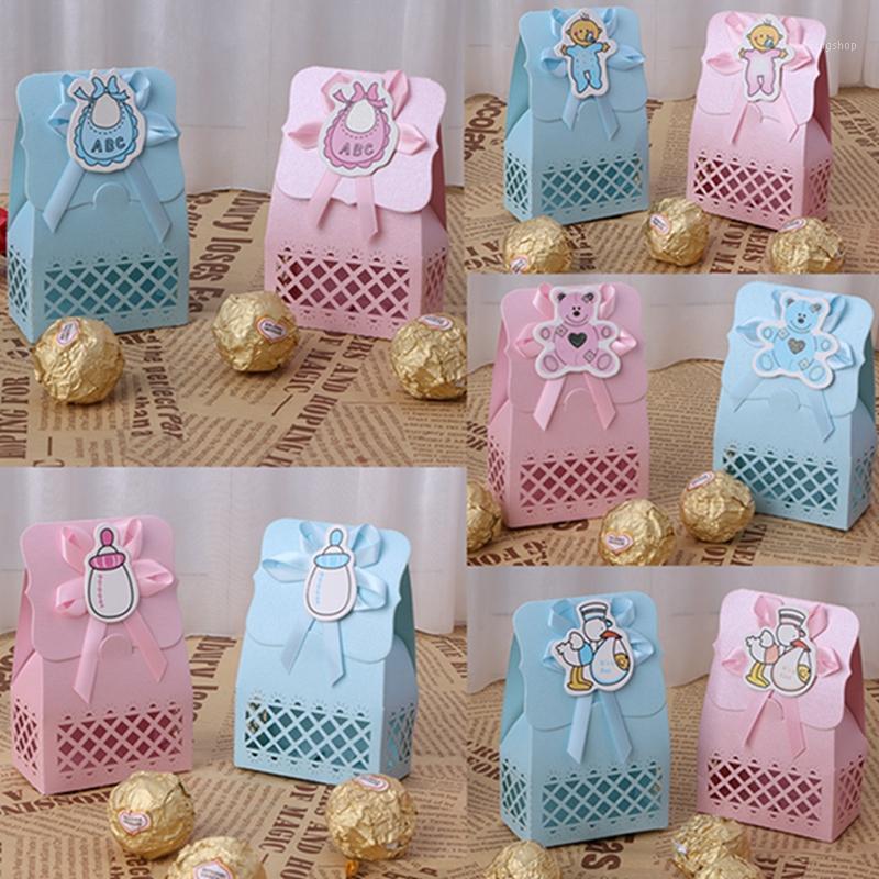 

12Pcs Ribbon Candy Boxes for Baby Newborns Shower Birthday Party Bags Favor Gift1