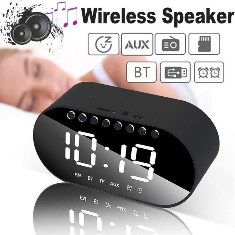 

LED Alarm Clock Home Digital Clock Support Dual Alarm Clock/FM Radio/ AUX-in/ TF Card/ Flash Drive Wireless Bluetooth Speakers1