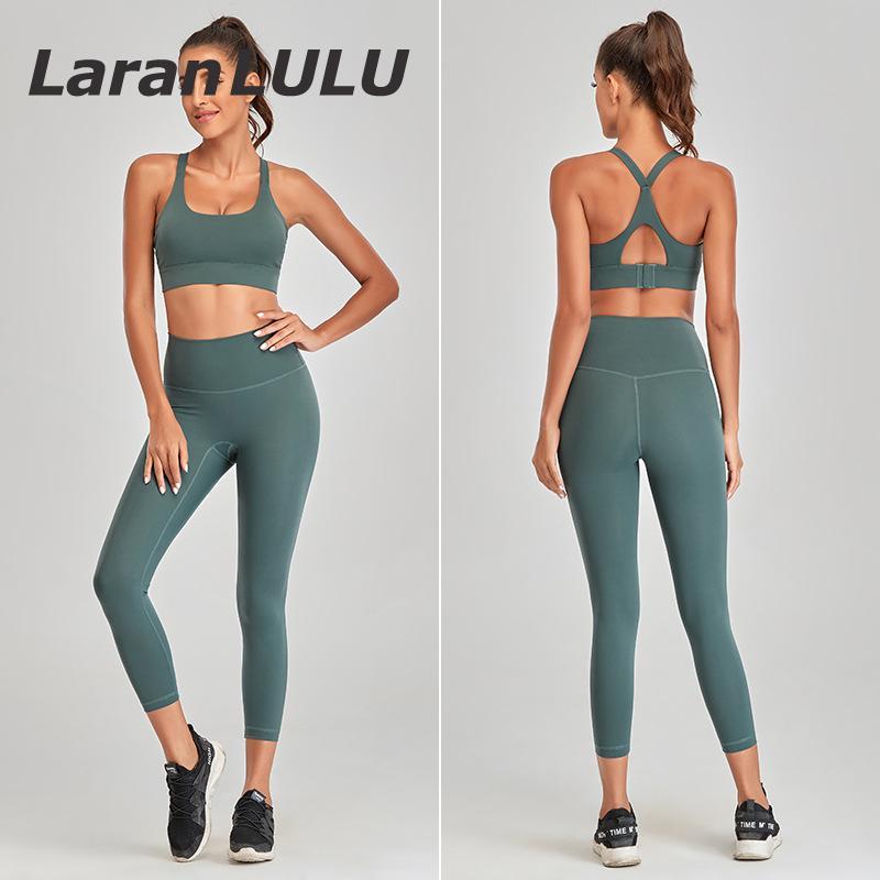 

Women' Yoga Set Seamless Sportswear 2-piece Active Gym Clothes Sports Bra And High Waist Leggings Set Fitness Workout Female, Black