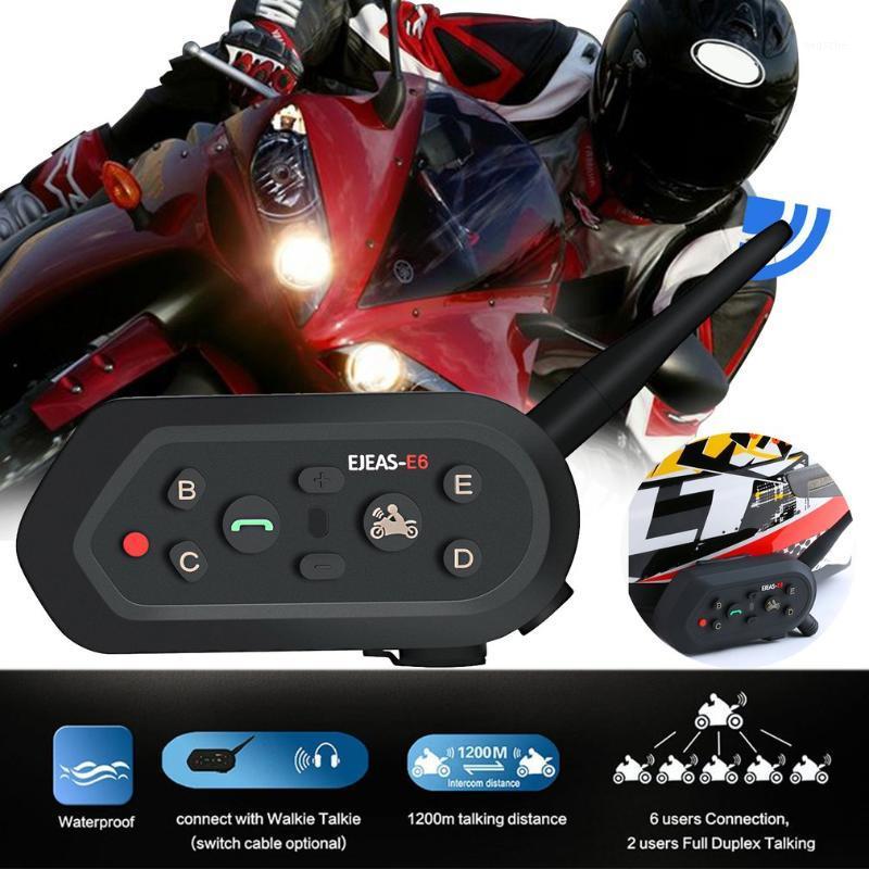 

Motorcycle Walkie-talkie Headset Outdoor Full-duplex Real-time Call Wireless Helmet Intercom Headset E61