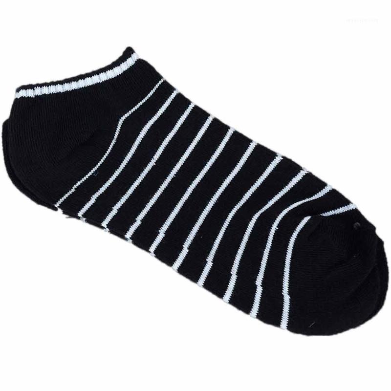 

1Pair Short Ankle Socks Unisex Comfortable Stripe Cotton Sock Slippers 1181