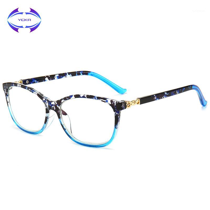 

VCKA Anti Blue Light Filter Computer Gaming Glasses men women Round Anti Radiation Blue Light Blocking Reading Glass +1.0 to 4.01