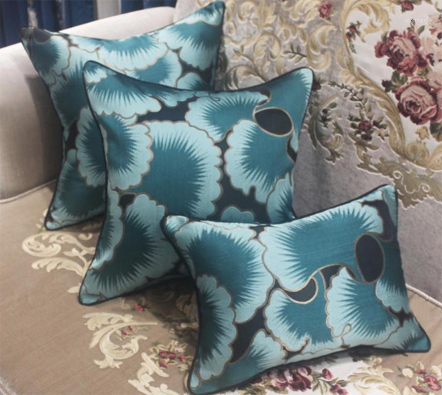 

Fashion pastoral decorative throw pillow/almofadas case 30x42 45 40x60 50 60,grey coffee blue cushion cover home decorating1, Color 01