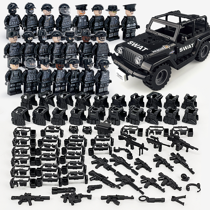 

22 pcs Military Wars Assembled Building Blocks Special Forces Soldiers Bricks miniFigures Guns Compatible Lepin brick Toys