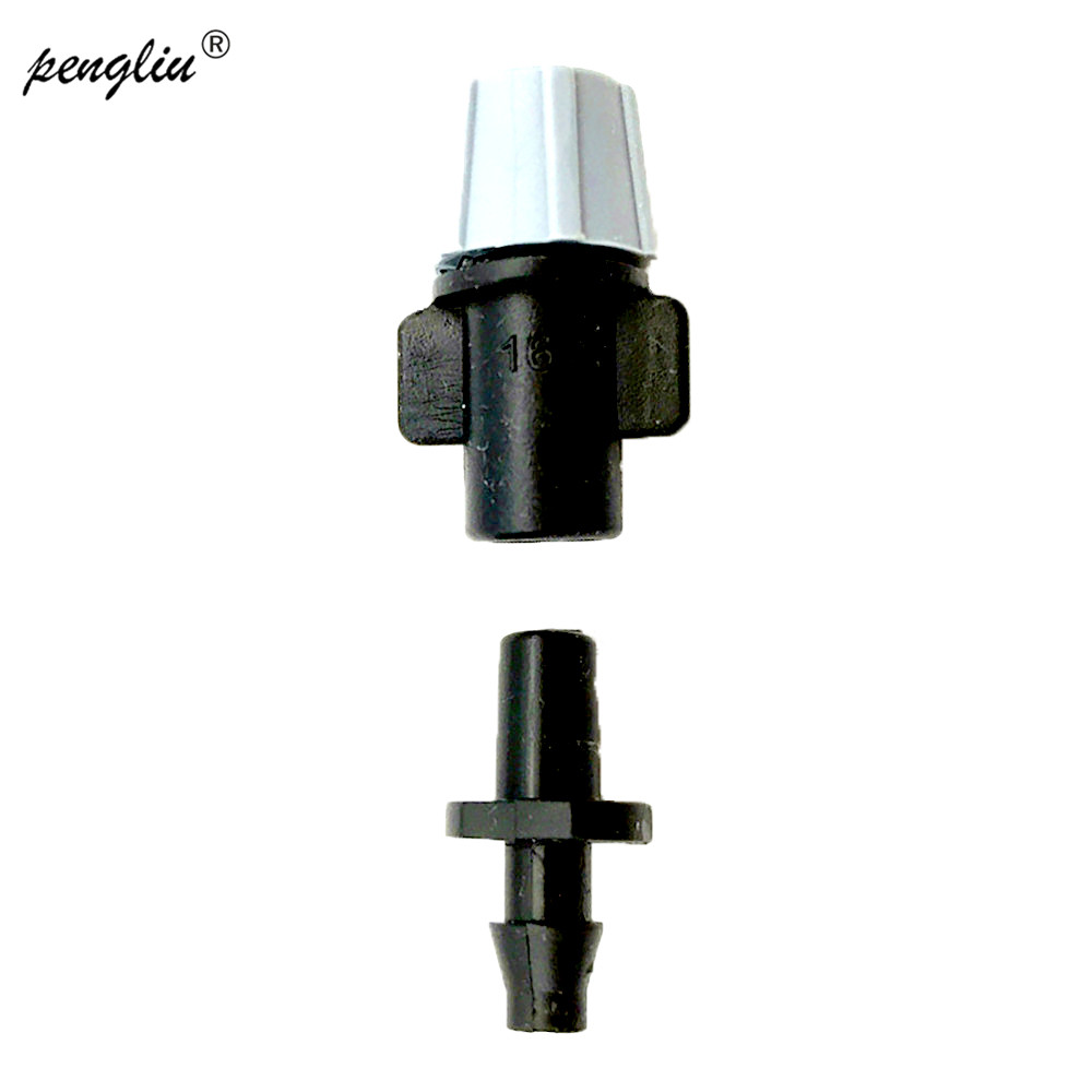 

Gray Nozzle Spray Sprinkler Micro Irrigation 1/4 "Barbed Garden Lawn Irrigation With Single Barb Connect To 4/7mm IT233