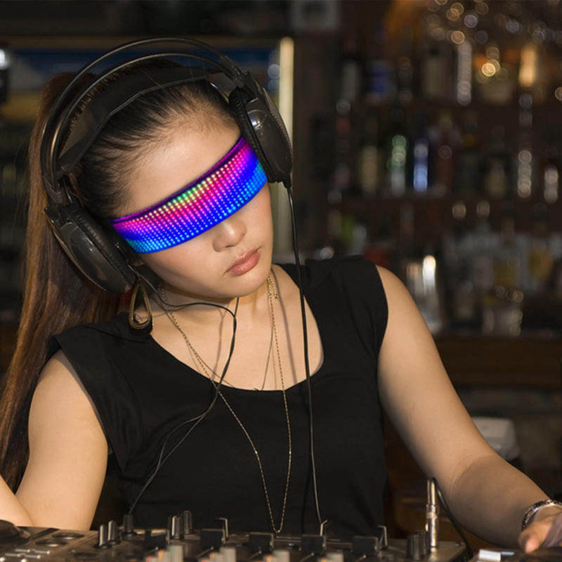

Original App Control LED Glasses Customizable Edit DIY Bluetooth Light up Glasses with for Raves, Birthday, Bar, Light up Glasses Party DHL