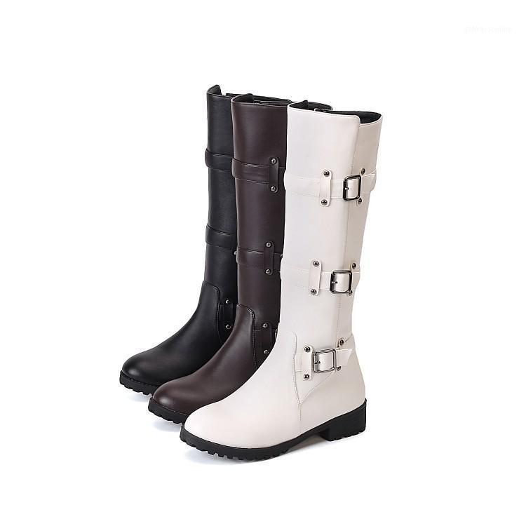

Padded Boots Round Toe Winter Shoes For Women Sexy Thigh High Heels High Sexy Boots-Women Cotton Lolita 2020 Leather1