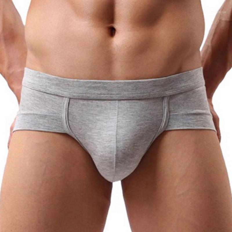 

New 2020 Comfy Briefs Underwear Men's Soft Solid Color Seamless New Underwear Men's Fashion Cotton Pack Comfy Boxers1, White
