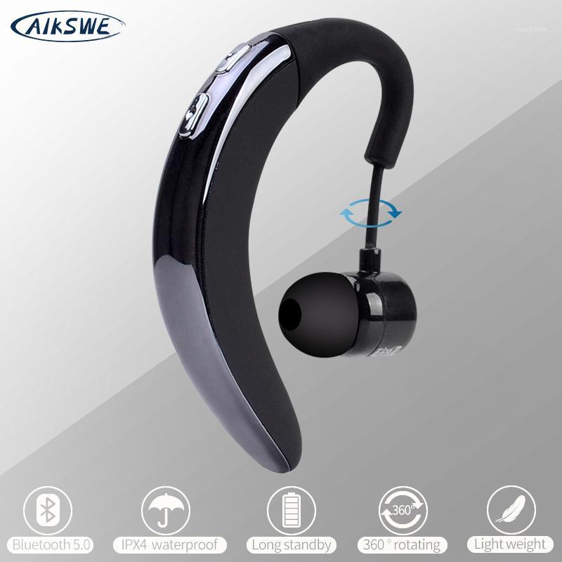 

AIKSWE Bluetooth Earphone Wireless Headphones Car Phone Hook Design Handsfree Earbud Headset With HD MIC Music For Drive Phone1