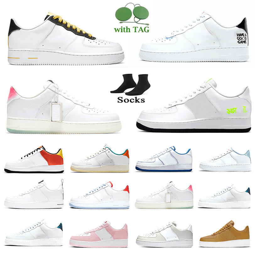 

airforce 1 Pixel 1s mens running shoes sneakers Toon 1 Turtle Be Kind Day Black White Minit Stitching Rucker Park Chains men women trainers sports shoe jogging walking, Pay for box