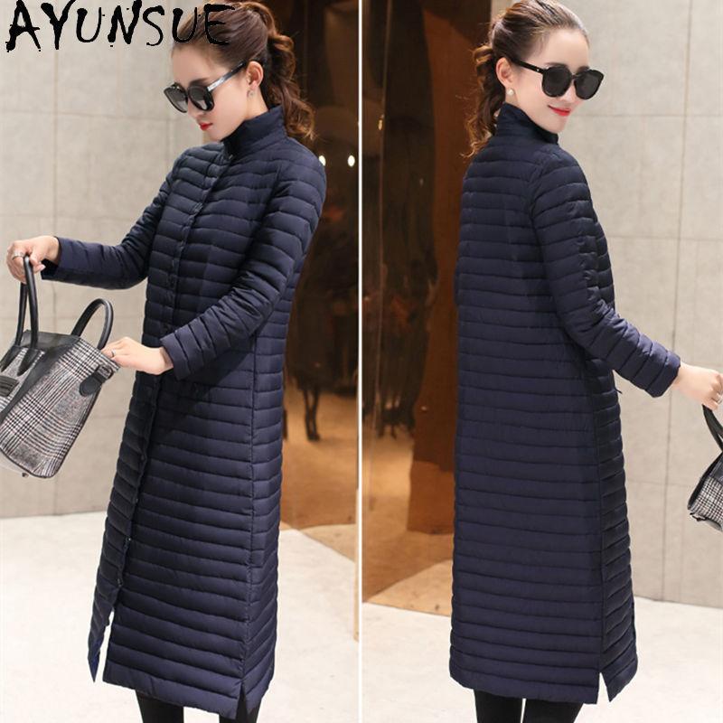 

Long Down Coat Female Jacket Women' Clothing Ultra Light Down Jacket Women Autumn Winter Clothes Fashion 2020 Ropa Mujer Pph668, Black