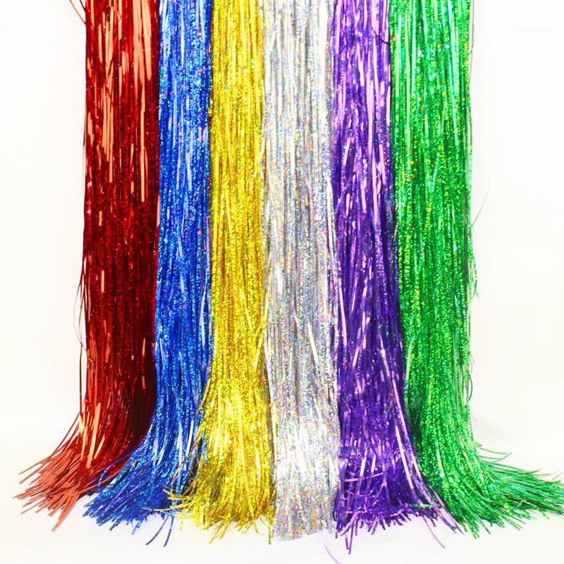 

14x100cm laser balloon rain silk tassel wedding party birthday birthday Christmas tree wedding decoration1