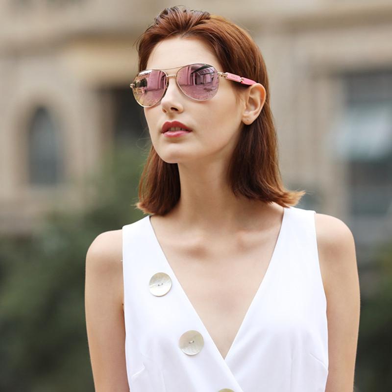 

Sunglasses High Quality Vintage Woman UV400 Mirror Pilot Female Sun Glasses Oculos With Eyewear Accessories K195