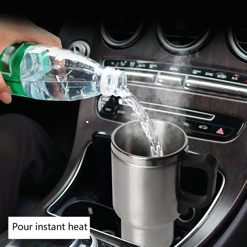 

Auto Car Heating Adjustable Temperature Car Boiling Electric Kettle Boiling 12V Cigarette Lighter Heating Cup
