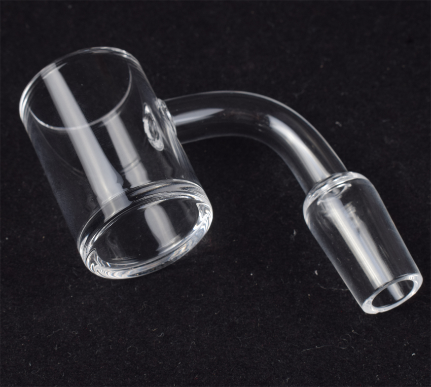 

2mm Flat Top 4mm Bottom Quartz Banger With 25mmOD 10mm 14mm 18mm Male Female Quartz Nails For Thick Glass Water Bongs