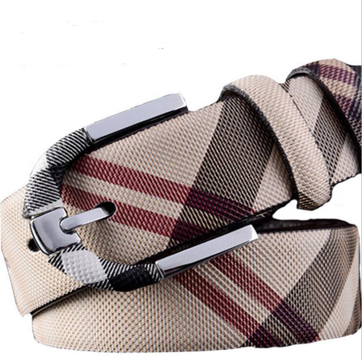 

2020 mens designer belts High quality jeans casual belt Mens plaid business belt, Black;brown