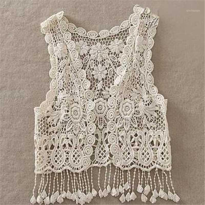 

Cover-ups Toddler Kids Baby Girls Beach Wear Crochet Lace Hollow Cardigan Tops Vest Tassel Swimming Clothes1