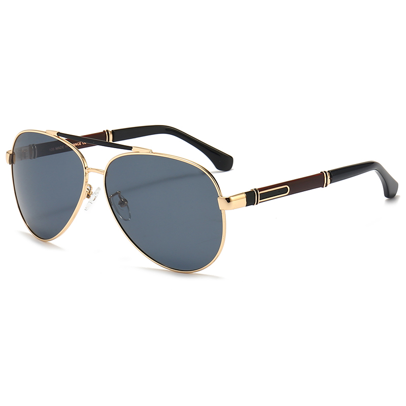 

New Mens Designer Sunglasses Womens Polarized Light Fashion Sun Glasses Uv400 All Frame Metal Eyewear Luxury High Quality 5 Colors with Box