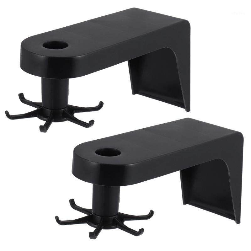 

2pcs Rotatable Wall Hooks Punch Free Wall Hangers Kitchen Organizers1