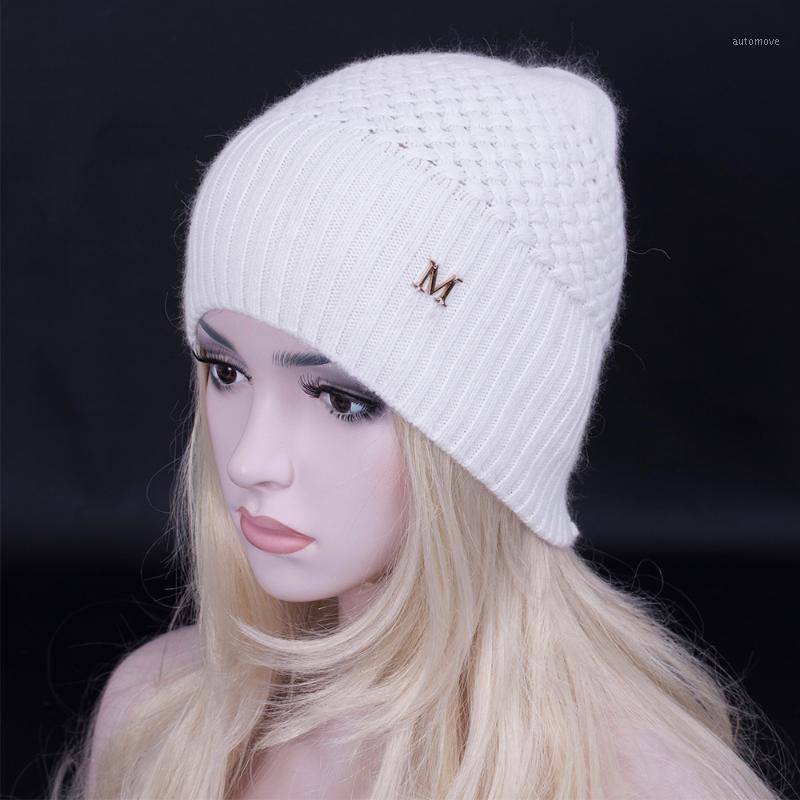 

Winter New design Zipper wool hat Fashion Women Beanies hat warm snow cap wool knitted winter gorros1, White