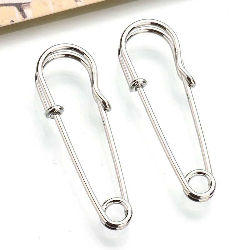 

Hot Sale Simple Gold/Silver Color Paper Clip Shape Punk Style Men Women Universal Pendant Earring Eardrop for Dating Party