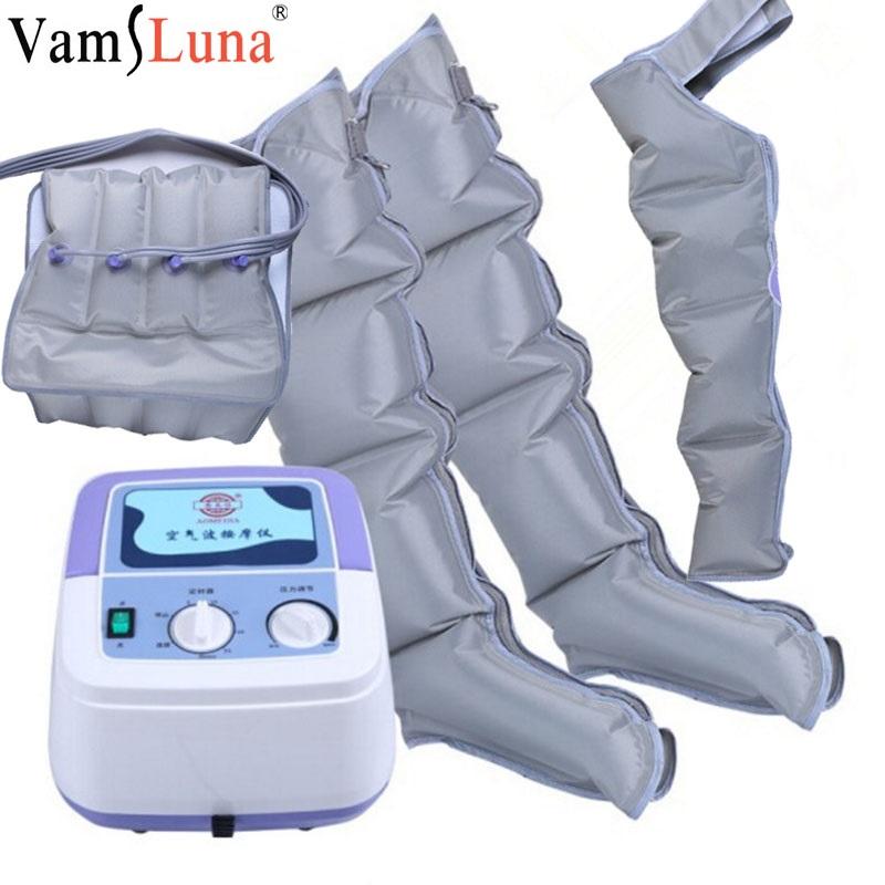 

Air Compression Massager Handheld Controller Blood Circulation Pump Wrap Set for Double Arm Leg Cuff Waist Relax Massage