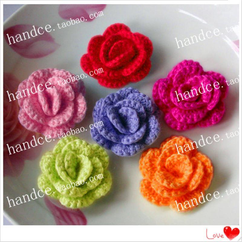 

6 pcs korean style high quality guangzhou lace fabric real touch artificial rose with colored choice as wedding car decoration1, Orange