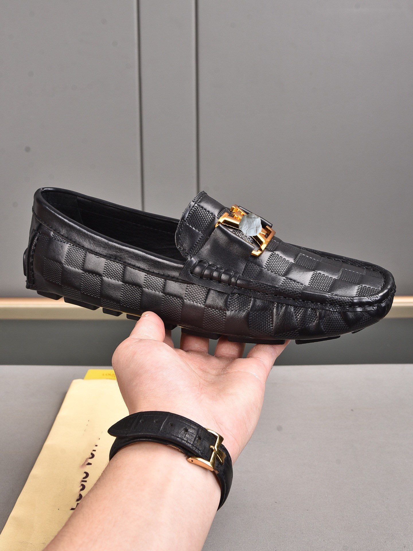 

New Designer Casual Shoe Winter Fur Men Loafers 2022 Slip On Fashion Luxury Drivers Loafer High Quality Real Leather Moccasins black white Men Shoes, #08
