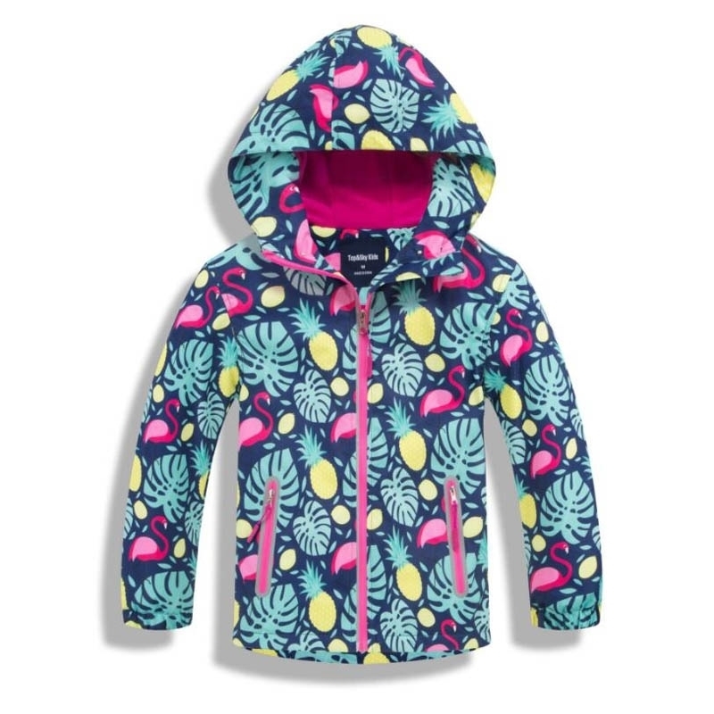 

Girls Waterproof Jackets Outerwear Sport Jacket Windproof Polar Fleece Warm Coat Autumn Children Jacket Kids Windbreaker Hooded 201106, Lavender
